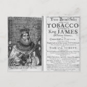 "Zwei Breiten gegen Tabak Postkarte (Vorderseite)