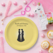 Zwei Briden Pappteller (Party)