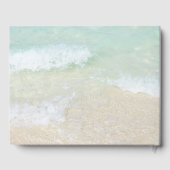 Zwei Brides Beach Themed Wedding Gästebuch (Rückseite)