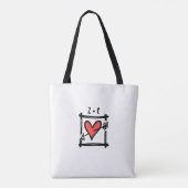 Zwei Brides Biker Motorrad Hochzeit Tasche (Rückseite)