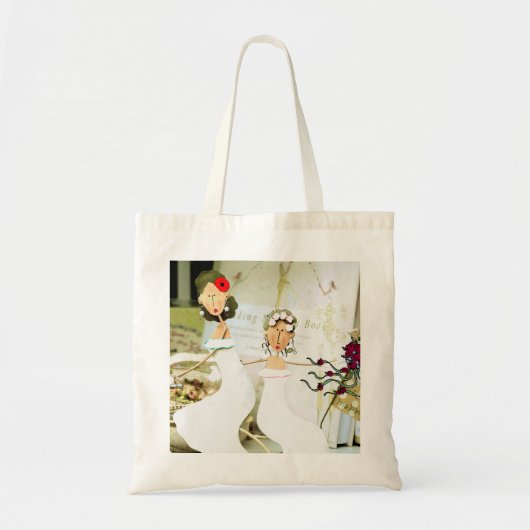 Zwei Brides Tote Bag Tragetasche (Vorne)