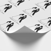 Zwei Brides Wedding Geschenkpapier (Ecke)