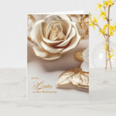 Zwei Brigaden Lesbian Hochzeit Glückwunsch Rose Karte (Gelbe Blume)