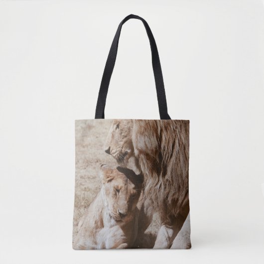 ZWEI BROWLLIG AUF GRÜNEM FELD TASCHE (Vorderseite)