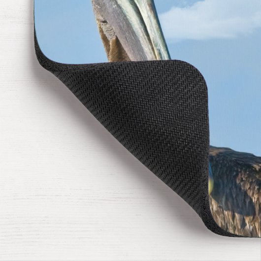 Zwei Brown-Pelikane Mousepad (Ecke)