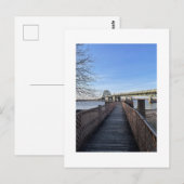 Zwei Brücken mit der Postkarte (Vorne/Hinten)