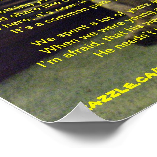 Zwei "Bulldog"-Markenartikel - RÜCKGESCHALTETES Po Poster (Ecke)