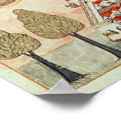 Zwei Burgen im Schwarzen Meer Poster (Ecke)