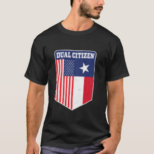 Zwei Bürger Texas und Amerika stolz darauf, wieder T-Shirt