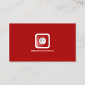 Zwei Button Power Sockel, Elektrischer Visitenkarte (Rückseite)