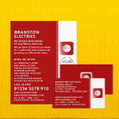 Zwei Button Power Socket, Elektrische Werbung Flyer