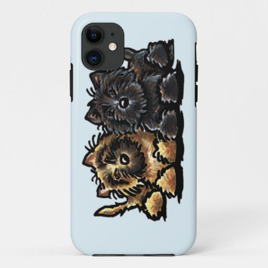 Zwei Cairn Terriers Case-Mate iPhone Hülle (Rückseite)
