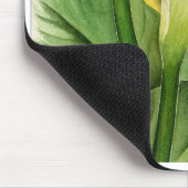 Zwei Cala-Lilien-Aquarell-Kunst - multi Mousepad (Ecke)