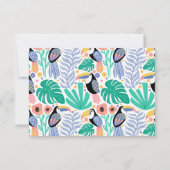 ZWEI-CAN (Toucan) 2. Geburtstag Dankeskarte (Rückseite)