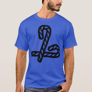 Zwei Candy Canes für Weihnachten Art T-Shirt