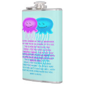 Zwei Cartoon Flachmann (Links)