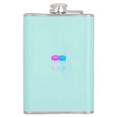 Zwei Cartoon Flachmann (Rückseite)