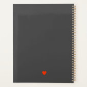 Zwei Cartoon müssen umarmt werden. Planer (Rückseite)