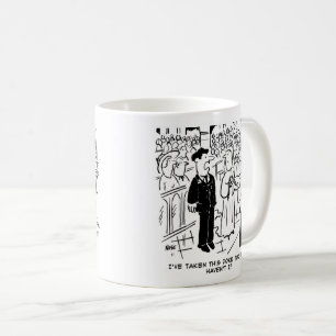 Zwei Cartoon zum Thema Bridegroom. Kaffeetasse
