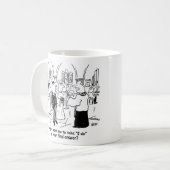 Zwei Cartoon zum Thema Bridegroom. Kaffeetasse (Vorderseite Links)