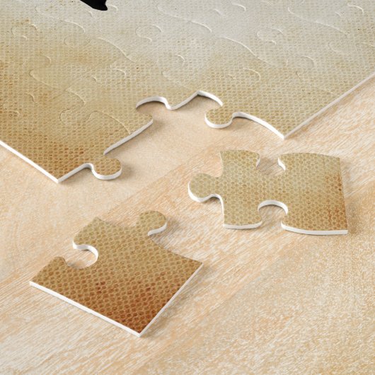 Zwei Cat-Silhouette Puzzle (Seite)