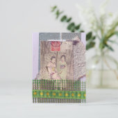 Zwei Cent ATC Postkarte (Stehend Vorderseite)