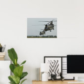 Zwei CH-47 Chinook Hubschrauber Poster (Heimbüro)