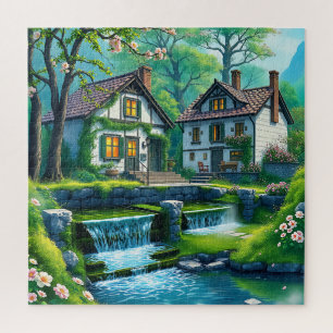Zwei charmante Hütten Puzzle