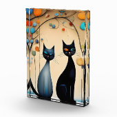 Zwei charmante Katzen Fotoblock (Rechts)