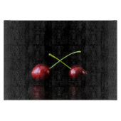 Zwei Cherries cbcnm Schneidebrett (Vorderseite)