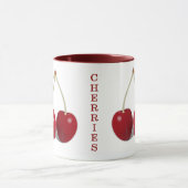 Zwei Cherries Design Coffee Tasse (Zentrum)