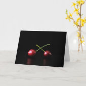Zwei Cherries Gccna Karte (Gelbe Blume)