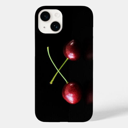 Zwei Cherries iphcna Case-Mate iPhone Hülle (Rückseite)