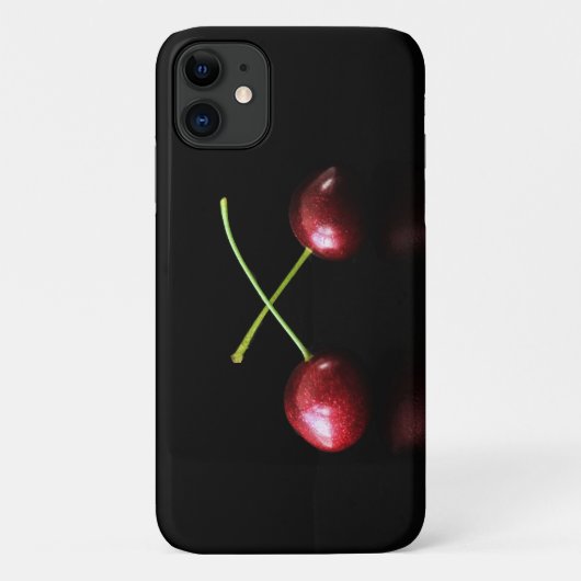 Zwei Cherries iphcna Case-Mate iPhone Hülle (Rückseite)