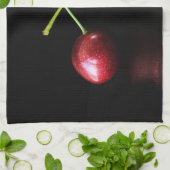 Zwei Cherries ktcnm Geschirrtuch (Gefaltet)