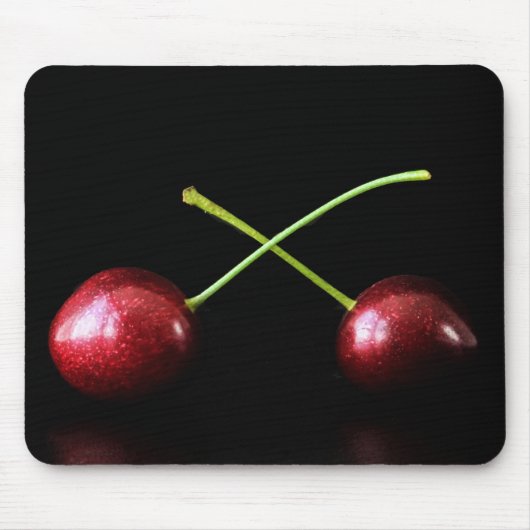Zwei Cherries mpcnm Mousepad (Vorne)