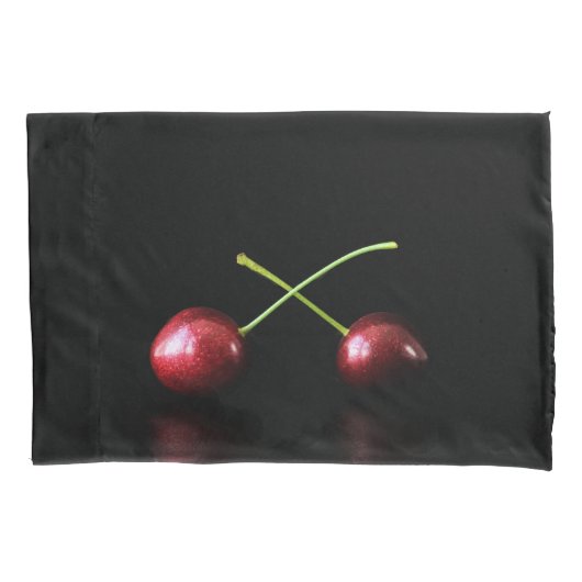Zwei Cherries pccna Kissenbezug (Vorderseite)