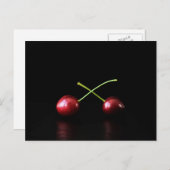 Zwei Cherries pccna Postkarte (Vorne/Hinten)