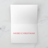 ZWEI CHIMPS IN WEIHNACHTSMANNMÜTZEN CHRISTMAS CARD KARTE (Innenseite)