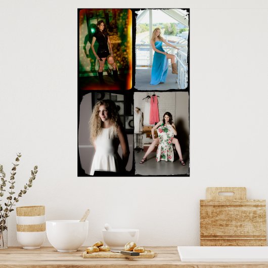 Zwei Chycks für 2017 Poster (Küche)