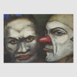 Zwei Clowns von Walt Kuhn Seidenpapier