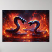 Zwei Cobras in Hell (24 x 36) Poster (Vorne)