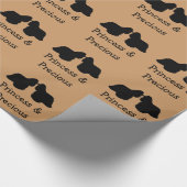 Zwei Cocker-Spaniels mit Papierumschlag Geschenkpapier (Ecke)