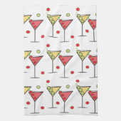 Zwei Cocktails - Küche/Bar Handtuch (Vertikal)
