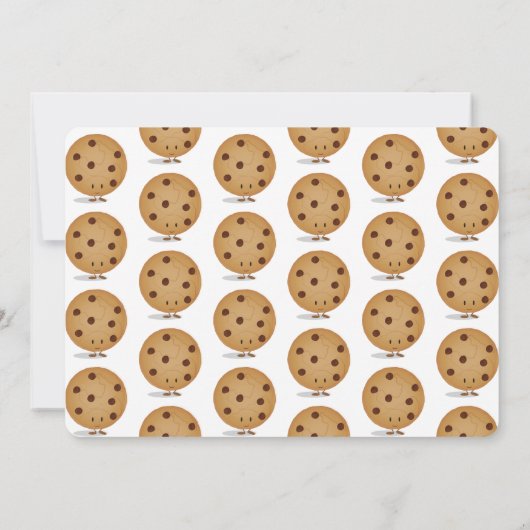 Zwei Cookies 2. Geburtstag Einladung (Rückseite)