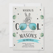 Zwei Cool Einladung (Vorderseite)