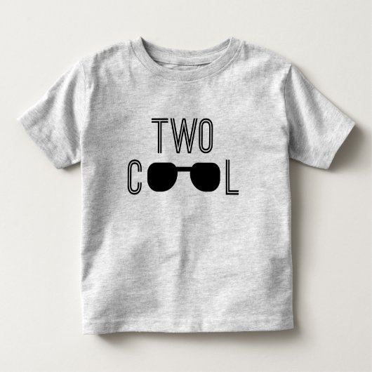 Zwei Cool Kleinkind T-shirt (Vorderseite)
