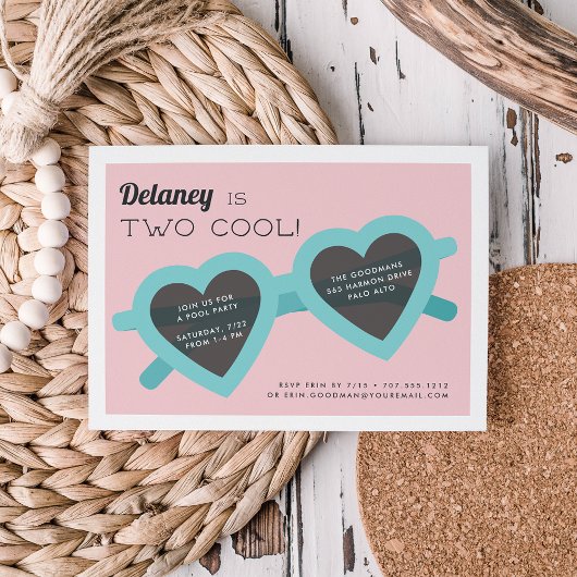 Zwei Cool | Sommersonntags Einladung zur Geburtsta