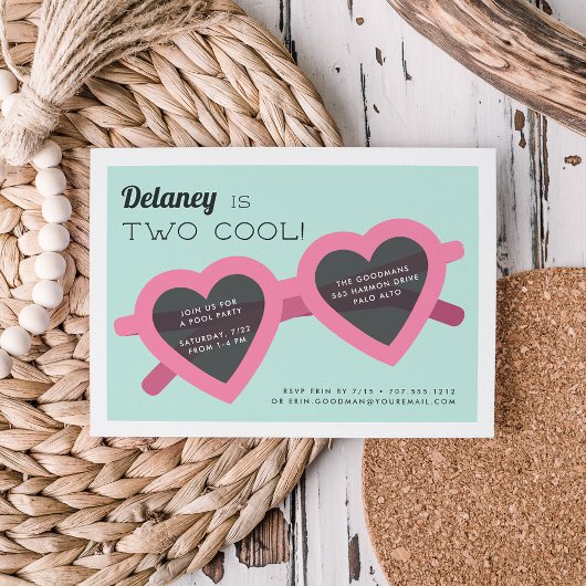 Zwei Cool | Sommersonntags Einladung zur Geburtsta
