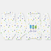 Zwei Coole 2. Geburtstag blau grün Geschenkschachtel (Ungeklappt)